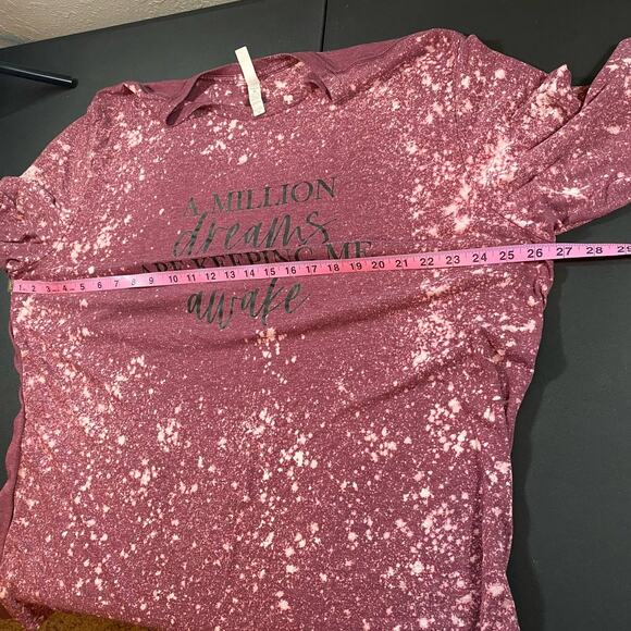 Bella Canvas 3XL Purple Bleach Long Sleeve Greatest Showman Crew Neck Graphic - Picture 4 of 6